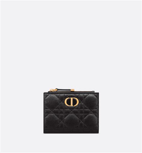 Dior Jolie Dahlia Wallet Black Cannage Lambskin 